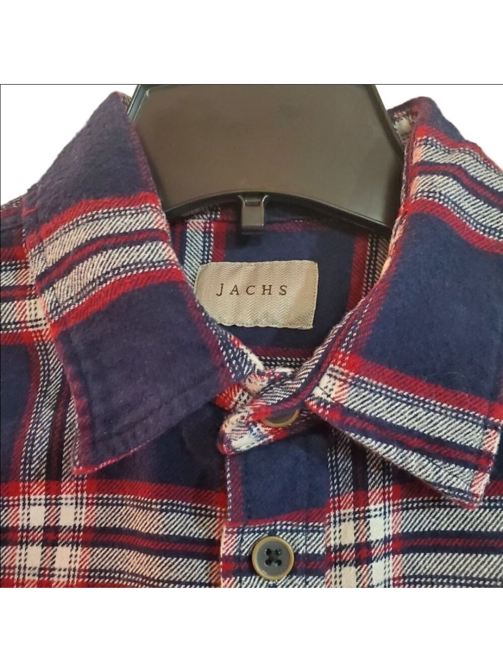 JACHS Plaid Long Sleeve Shirt Shacket Jacket Men's Size XL